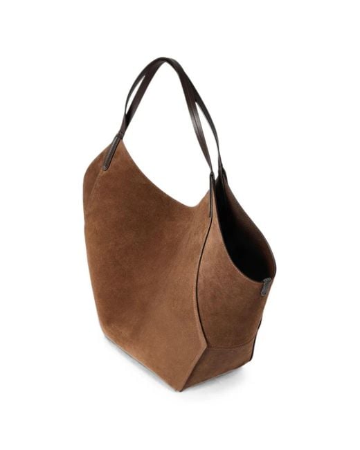 Brunello Cucinelli Brown Reversible Duo Shopper