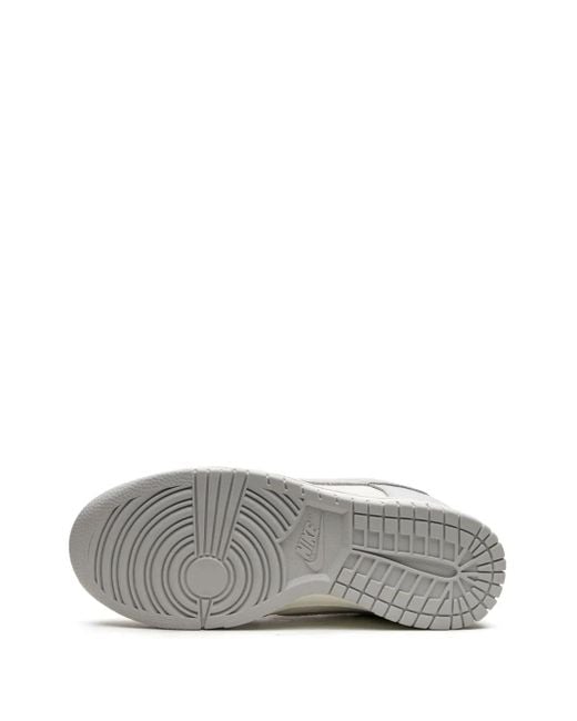 Nike White Dunk Low "Needlework" Sneakers