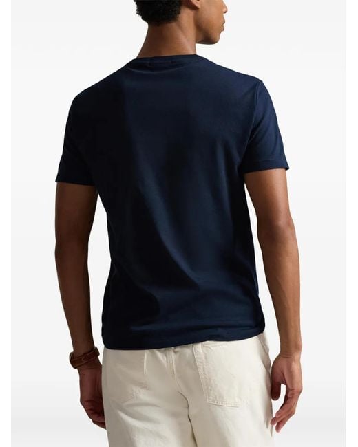 Camiseta con estampado gráfico Polo Ralph Lauren de hombre de color Blue