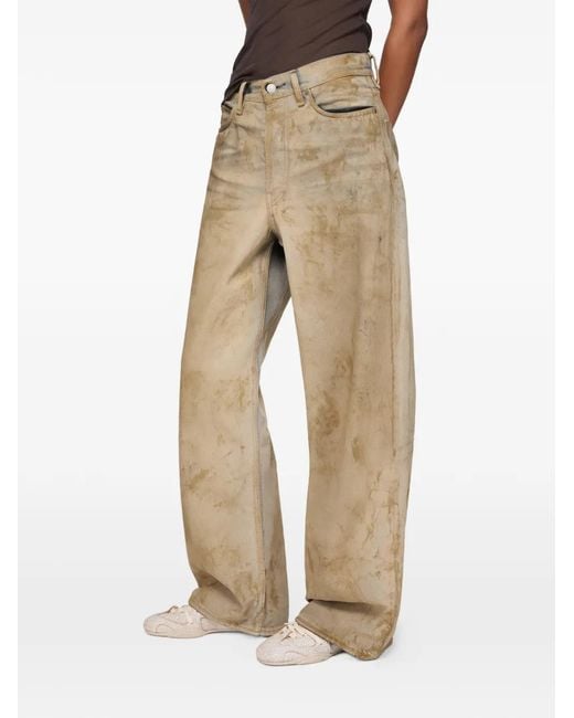 Acne Natural Loose Fit Jeans for men