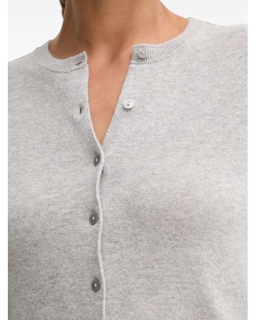 Benetton Gray Button-Front Cardigan