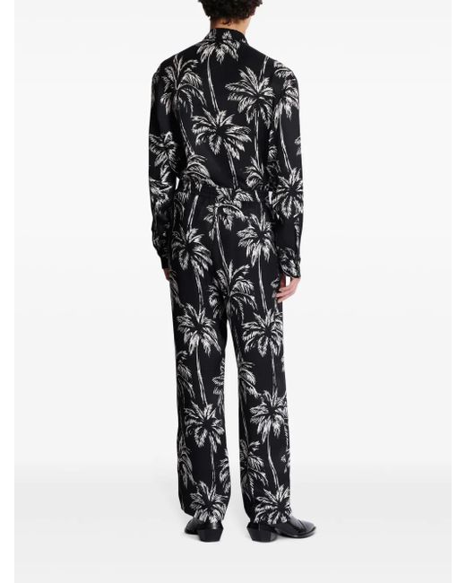Balmain Black Straight Trousers for men