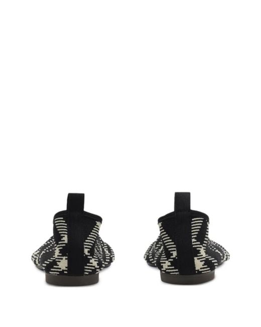 Burberry Black Flat Shoes