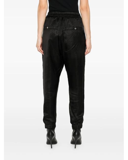 Pantalones con cordones y cremallera Rick Owens de color Black