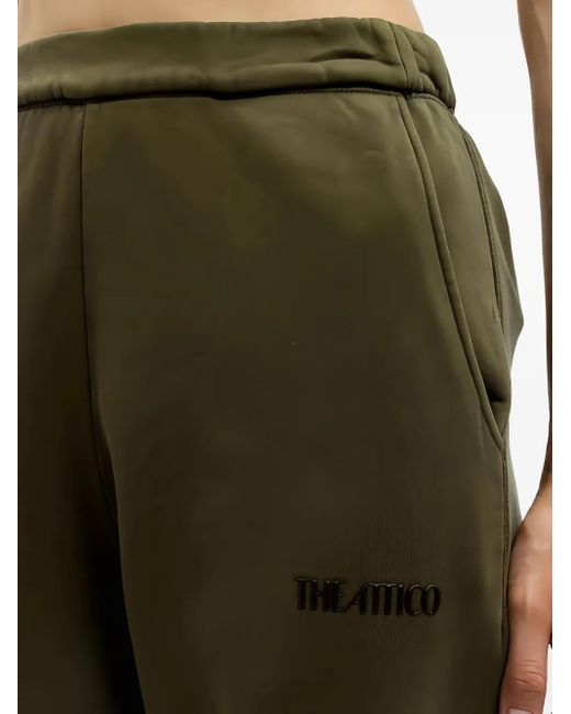 The Attico Green Penny Jogginghose mit Umschlag