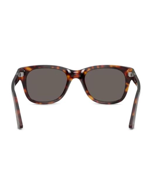 Persol Brown Tortoiseshell-Effect Square-Frame Sunglasses