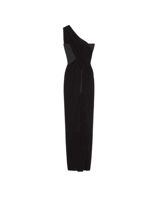 Givenchy Gedrapeerde Jurk in het Black