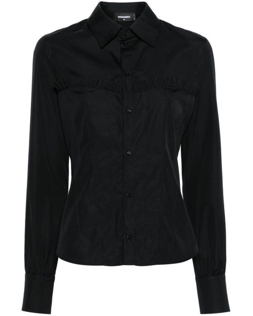 DSquared² Black Corset Hemd