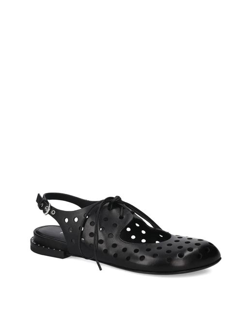 Premiata Black Escarpins À Bride Arrière