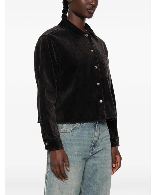 Xirena Black Corduroy Patch-Pocket Jacket