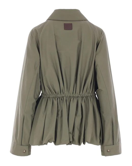 Loewe Green Cotton Blend Blouson Jacket