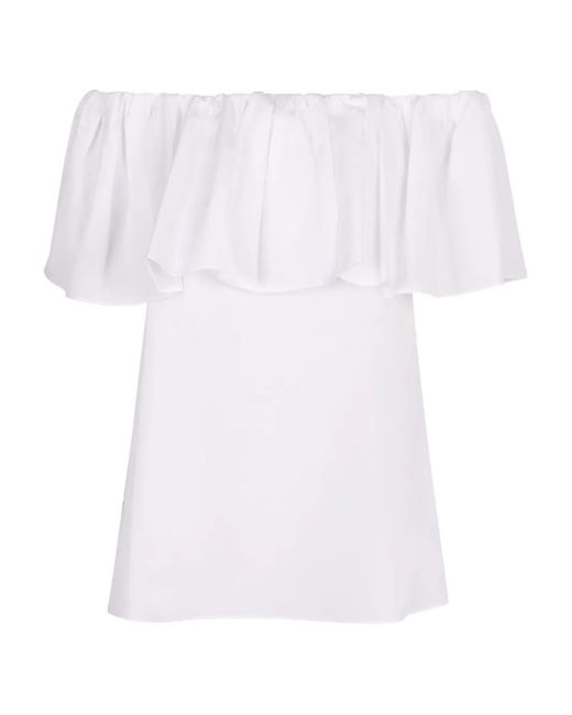 Max Mara White Cotton Top