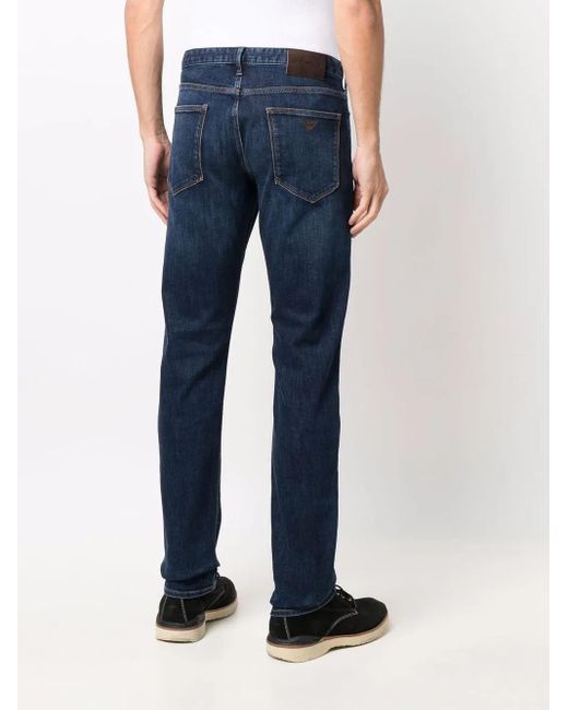 Emporio Armani Blue Denim Cotton Jeans for men