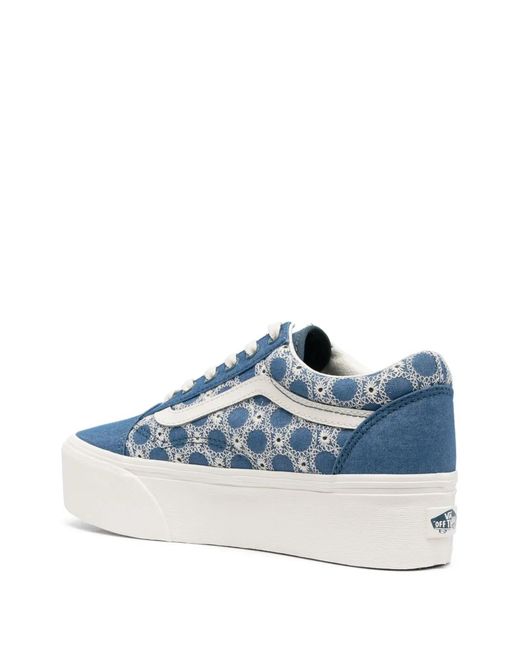 Vans Blue Old Skool Stackform Sneakers