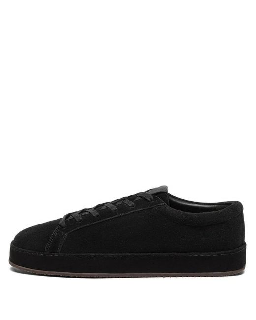 Manière De Voir Black Cannes Suede Midnight Sneakers for men