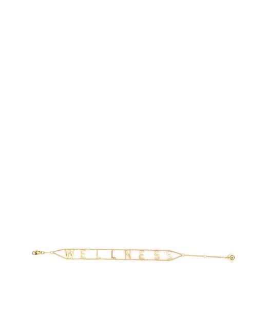 Sporty & Rich White Wellness Charm Bracelet