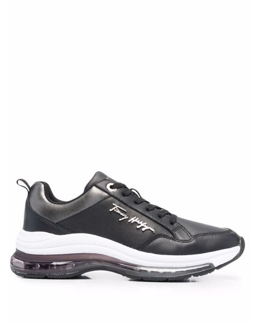Tommy Hilfiger City Air Runner Sneakers in Black | Lyst