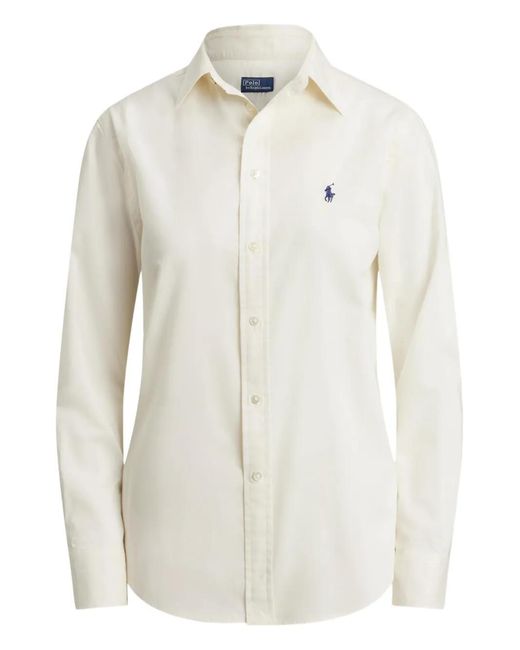 Polo Ralph Lauren White Polo Pony Twill Shirt