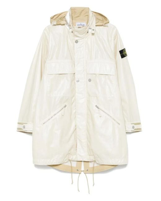 メンズ Stone Island パーカーコート Natural