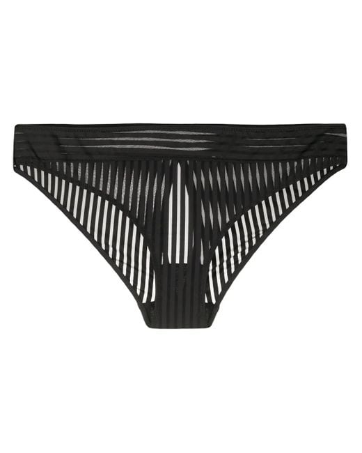 Maison Close Black Cutout Briefs