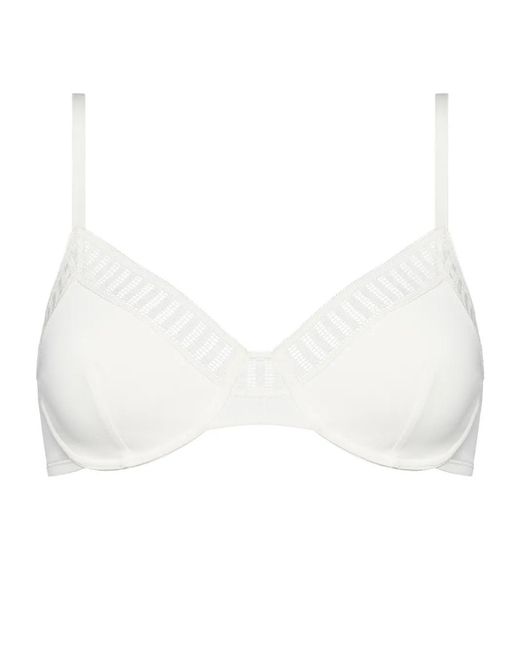 Eres White Paulette Graphic Bra