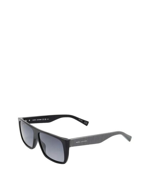 Marc Jacobs Black Rectangle-Frame Sunglasses