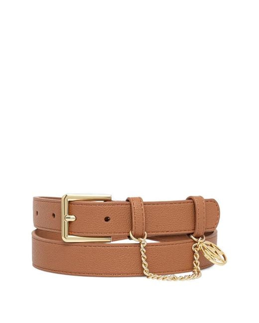 ARMANI EXCHANGE Brown Chain-Detail Belt