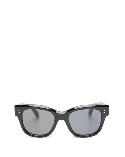 Chimi Gray Square-Frame Sunglasses
