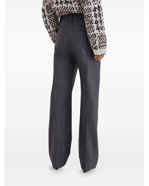 Brunello Cucinelli Wollen Pantalon in het Blue