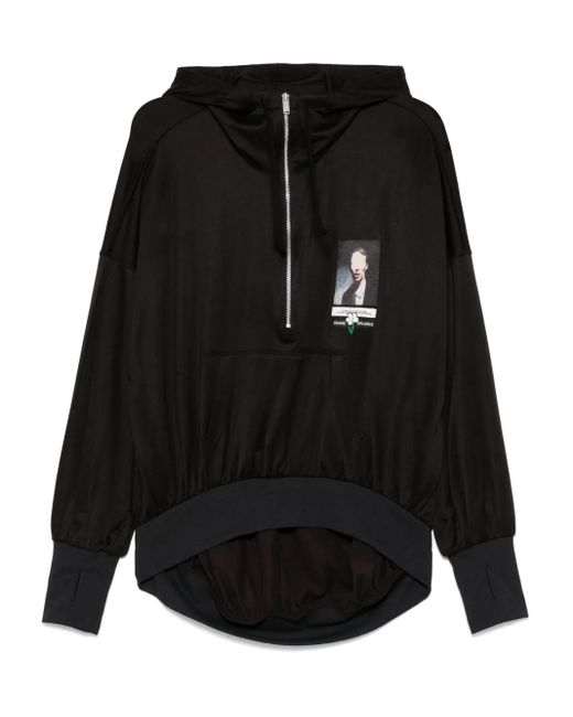 メンズ Undercover パッチディテール パーカー Black