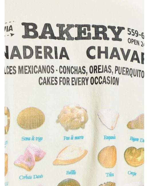 Willy Chavarria White Panaderia T-Shirt for men