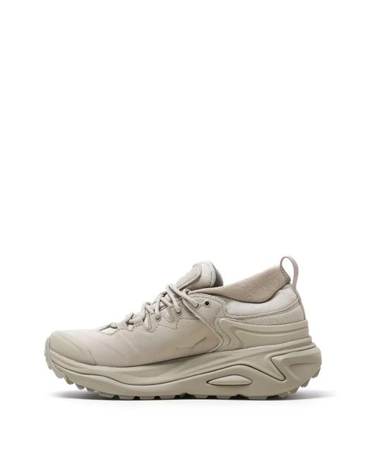 Hoka One One White Kaha 3 Sneakers