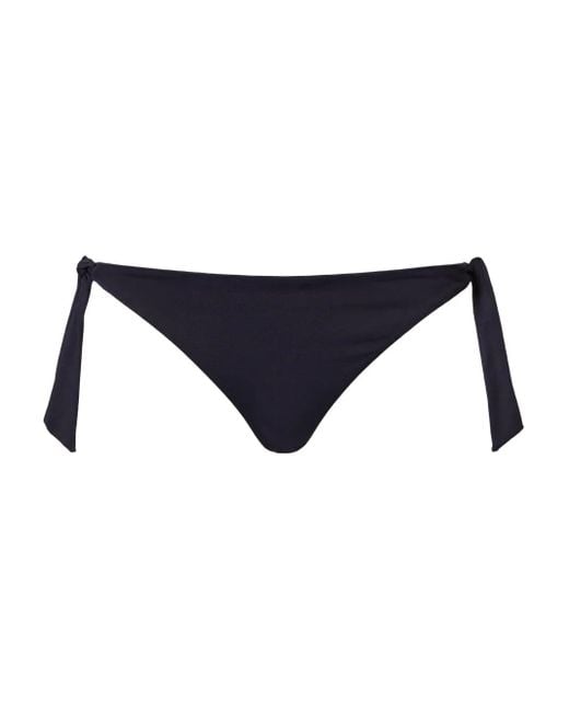 Twinset Blue Side-Tie Bikini Bottom