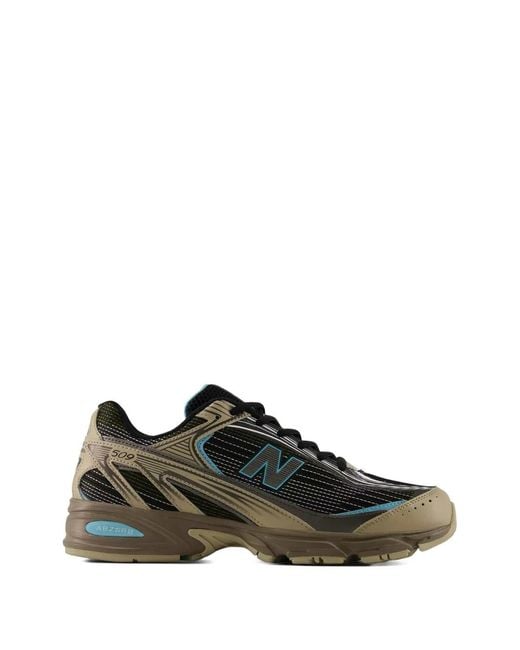 New Balance Black 509 Logo-Detail Lace-Up Sneakers