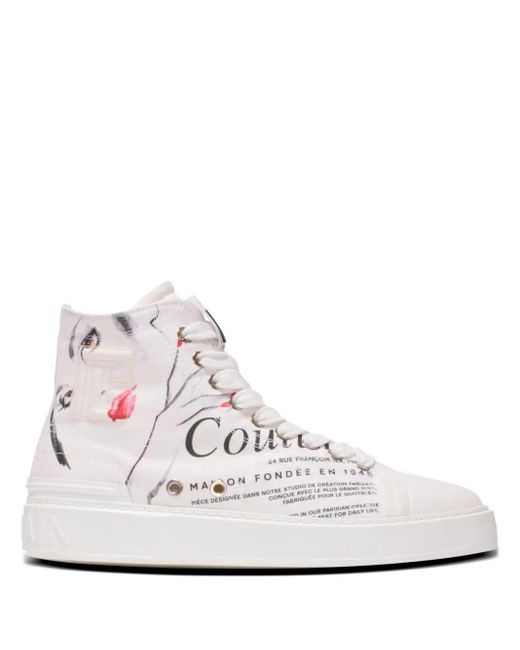 Balmain B-court スニーカー White