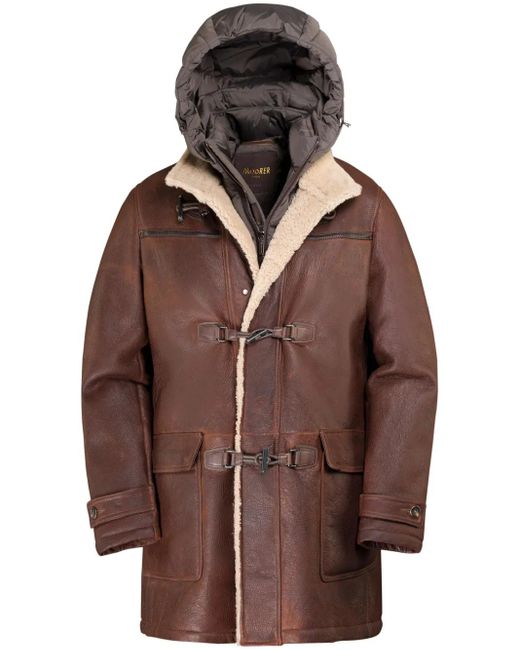 メンズ Moorer Adian-me6 コート Brown