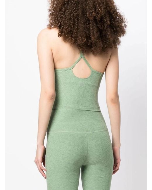 Beyond Yoga Green Lost Your Mind Cropped Top