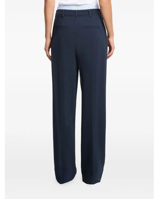 Cinq À Sept Blue Aron Straight Trousers