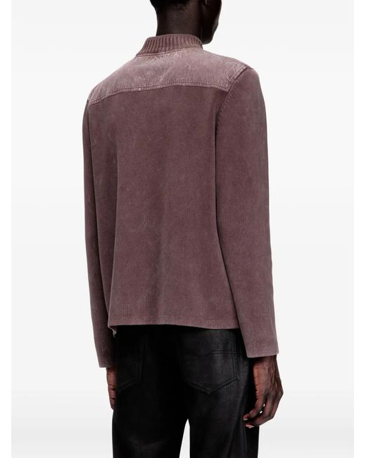 DIESEL Purple K-Gerome Cardigan for men