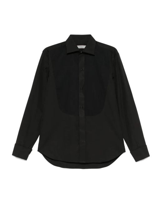 Canali Black Cotton Shirt for men