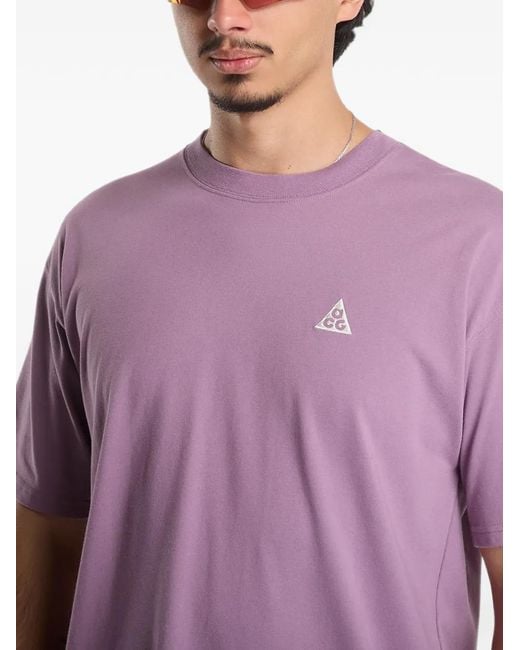 Nike Purple Acg Dri-Fit T-Shirt for men