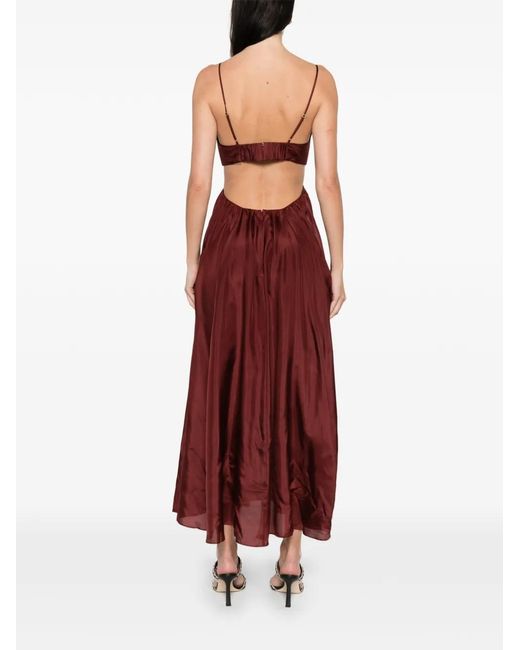 Zimmermann Red Cutout Dress