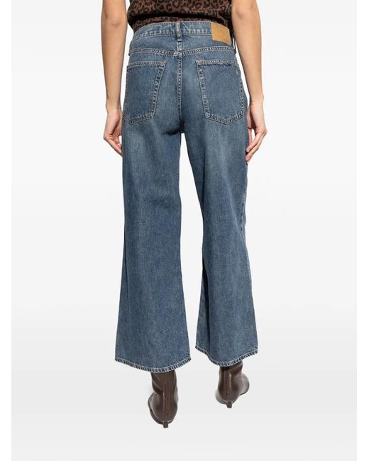 Rag & Bone Blue Andi Cropped Jeans