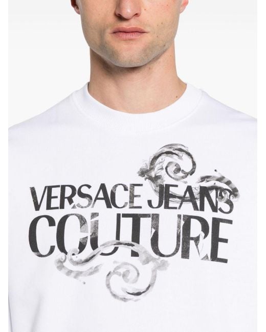 メンズ Versace ロゴ スウェットスカート White