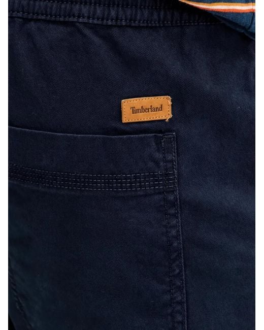 Timberland Blue Drawstring-Fastening Shorts for men