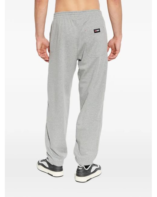 DIESEL Gray Lenny-D-Core Track Pants for men