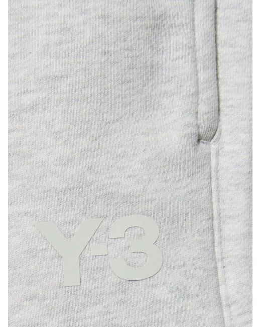 Y-3 Shorts Met Logoprint in het White voor heren