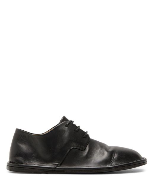 Marsèll Black Guardella Leather Derby Shoes
