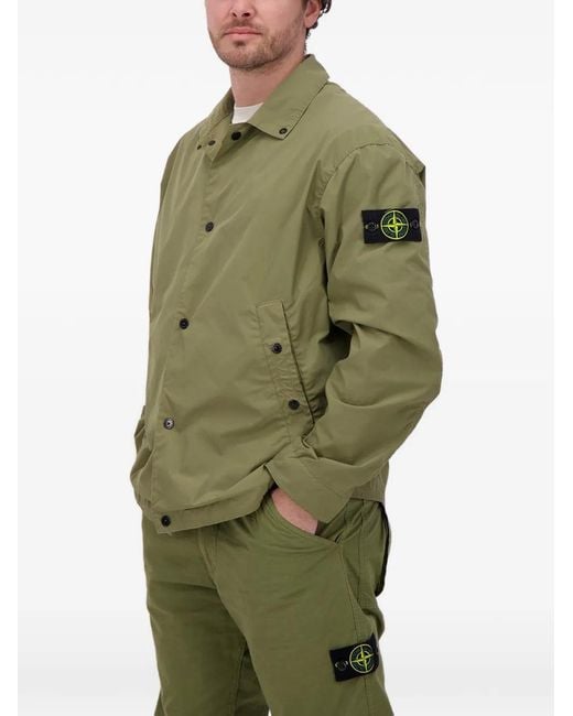 Stone Island Green 4100041 Light Compact Touch Poly-Tc for men