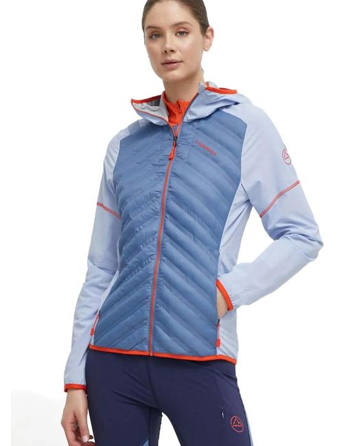 La Sportiva Blue Koro Jkt W Quilted-Design Jacket